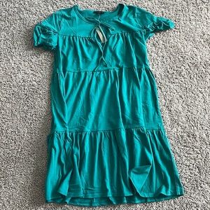 j crew turquoise dress